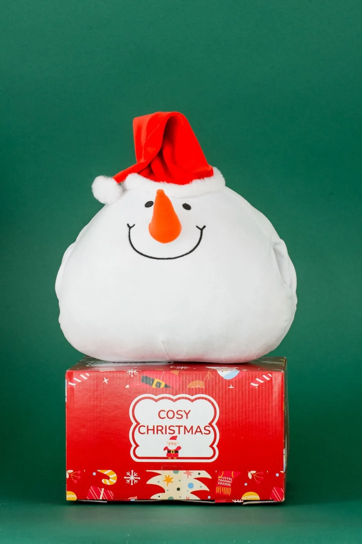 Cozy Snowman Handwarmer Heated Cushion