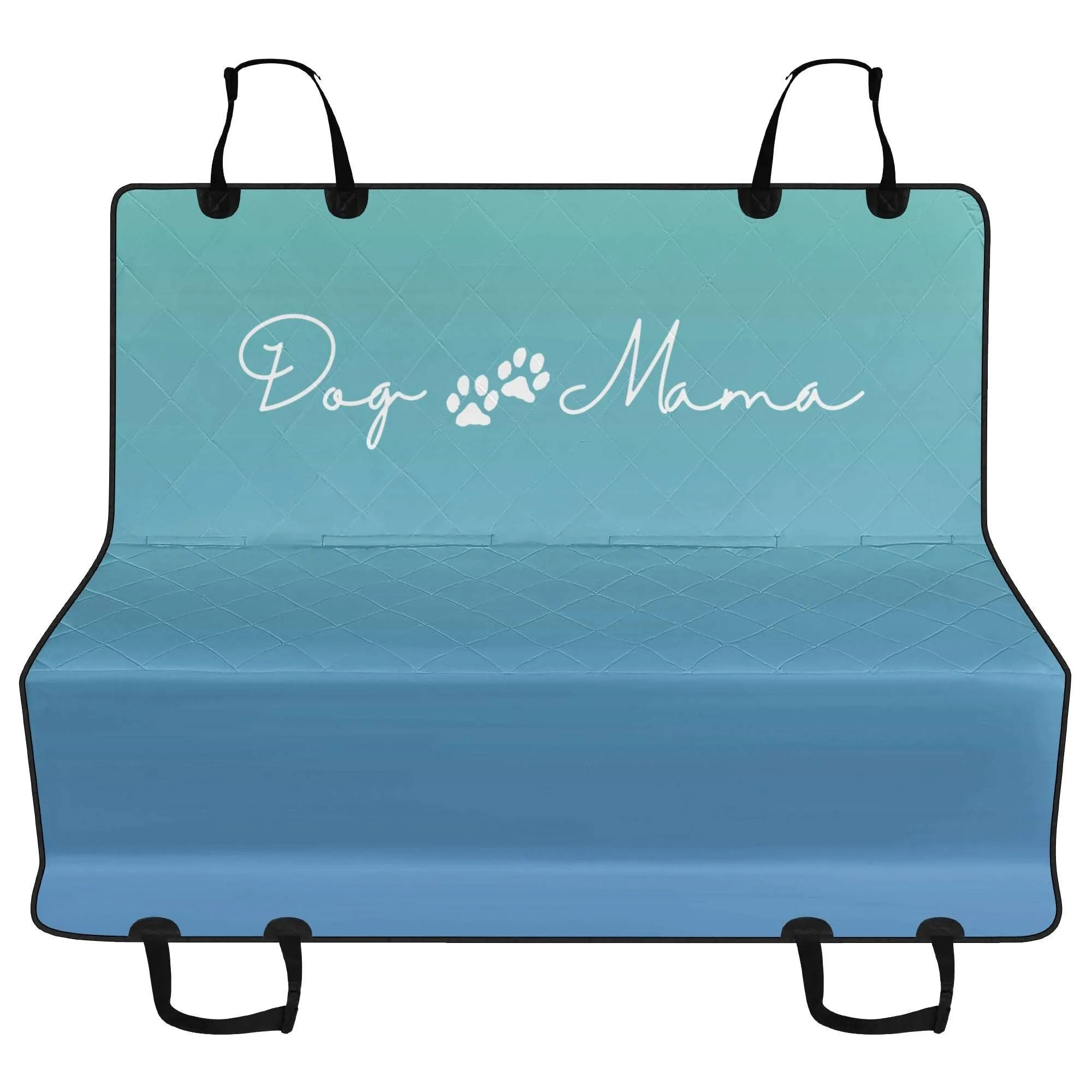 Dog Mama Colorful Hammock Dog Car Seat Cover