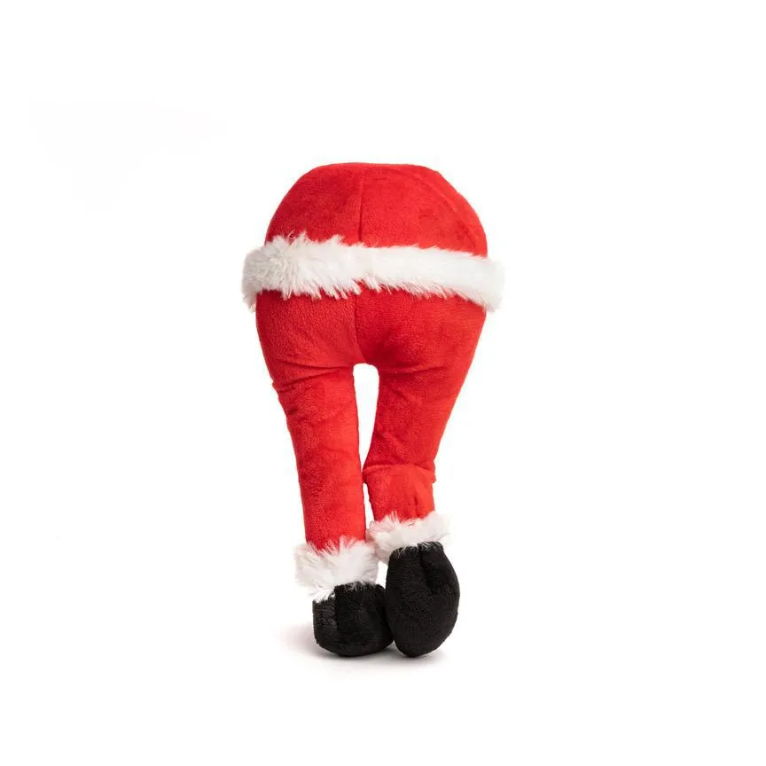 Fabdog | Christmas Santa Bottom - Squeaky Dog Toy