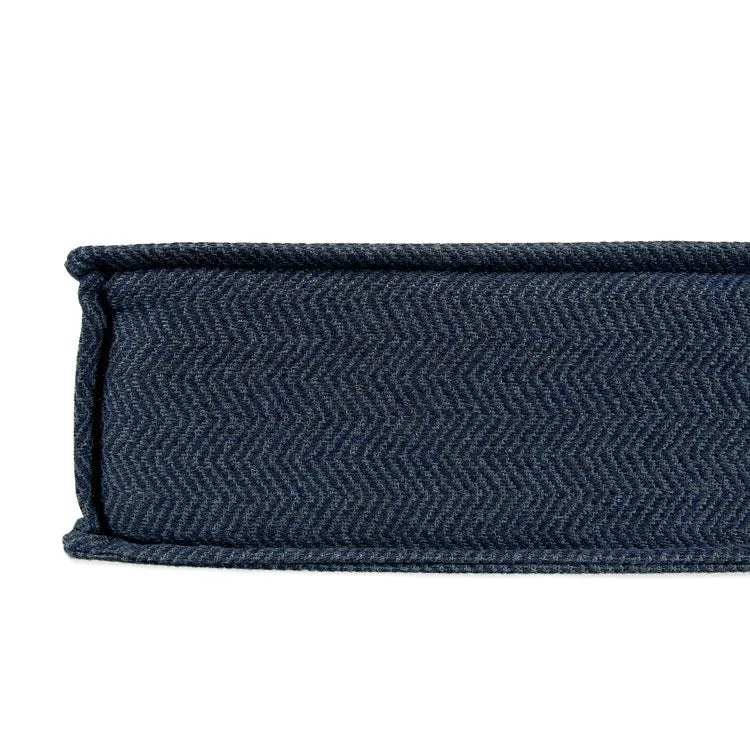 Lounger Large Pet Bed - Navy Newfie
