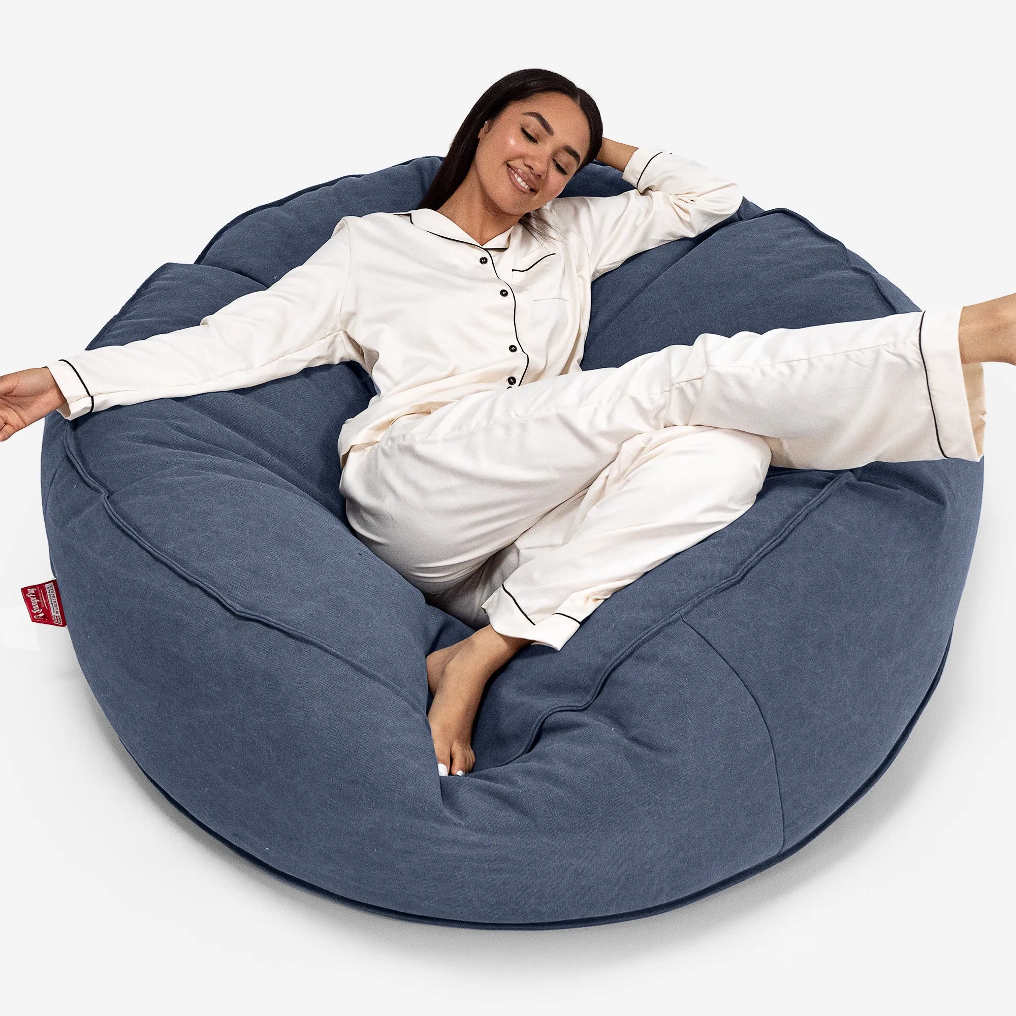 Mega Mammoth Bean Bag Sofa - Canvas Navy
