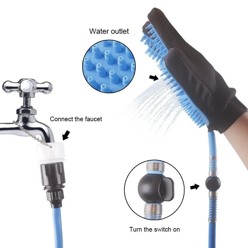 Woof & Wash: Handheld Dog Shower & Massage Sprayer